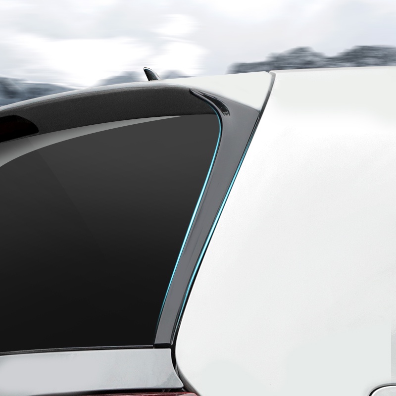 專用于福斯 VW Golf 7/7.5尾翼裝飾后擾流導流板免打孔側翼改裝配件