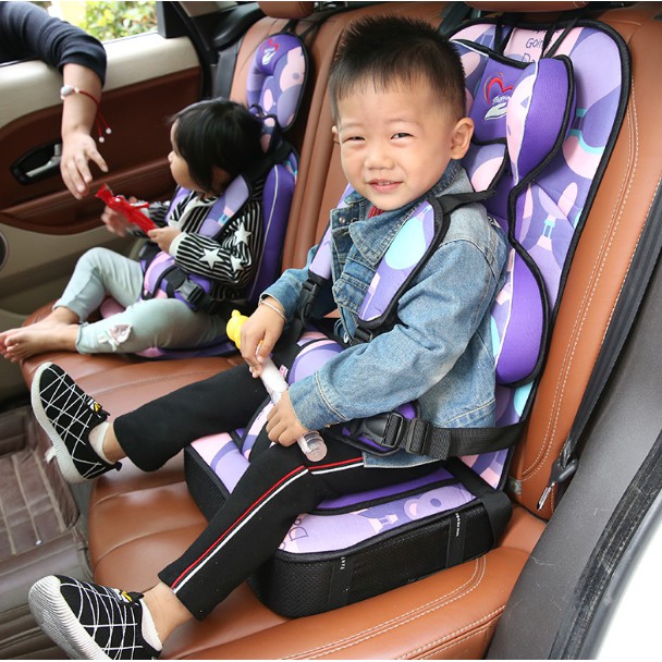 可攜式兒童安全座椅汽車通用簡易嬰兒寶寶車載小孩安全帶0-3-12歲