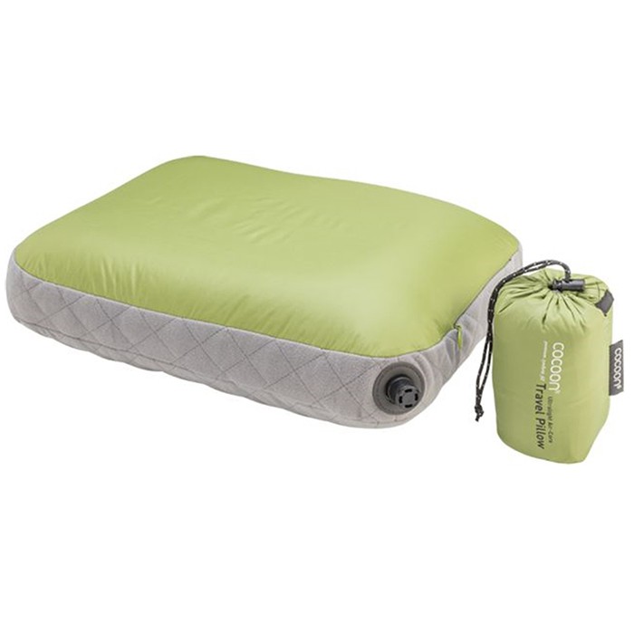 【COCOON奧地利戶外配件 】超細纖維輕量充氣枕頭靠墊 -綠
