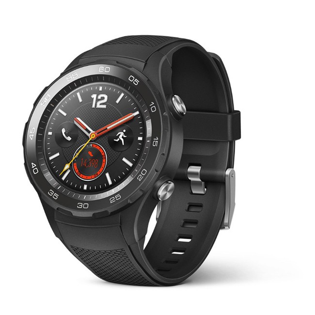 Huawei 華為 Watch 2 【4G版】 可通話智慧手錶(支援Nano SIM卡) 黑色錶帶