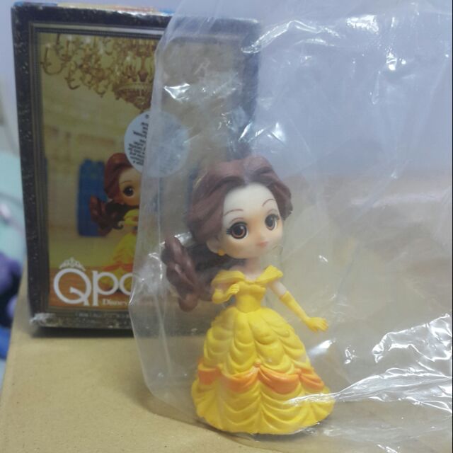 貝拉 美女與野獸 公主 Qposket 玩具 公仔 模型 擺飾 扭蛋 港版