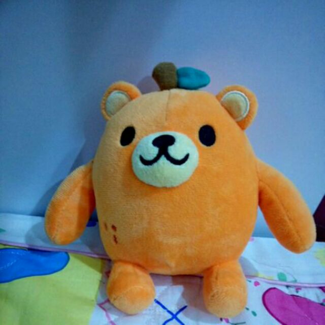 OB嚴選 可愛橘熊玩偶 娃娃 橘子熊