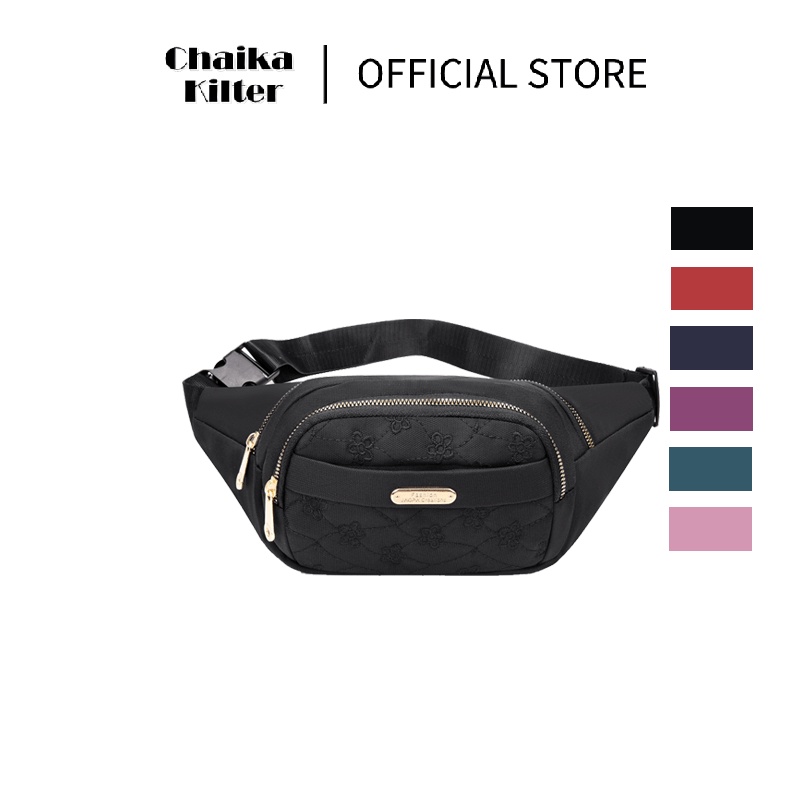 Chaika Kilter 女士胸包 牛津布防水單肩包 斜挎包腰包 側背包 零錢包 手機包 CK1000