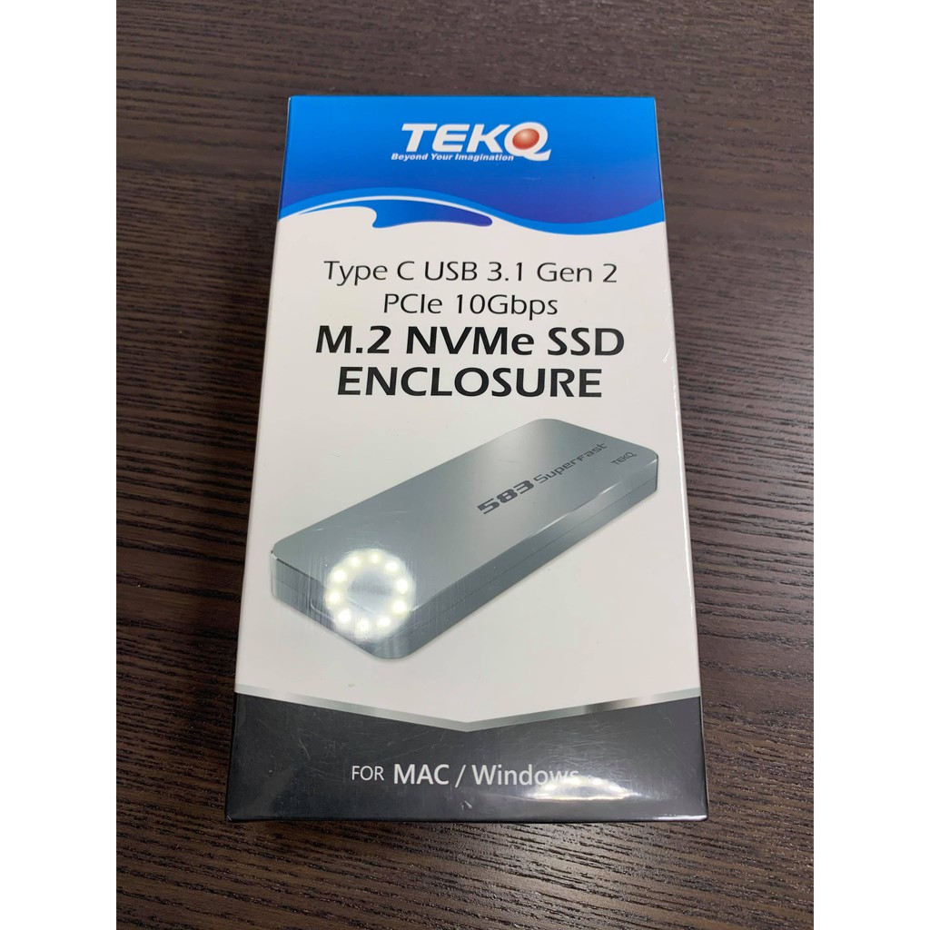 Type-C USB 3.1 Gen 2 PCIe M.2 NVMe SSD 外接硬碟盒