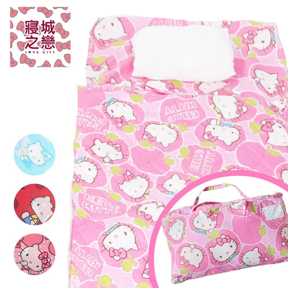 【Hello Kitty】三麗鷗正版授權 冬夏兩用兒童睡袋  台灣製造 (多款任選)