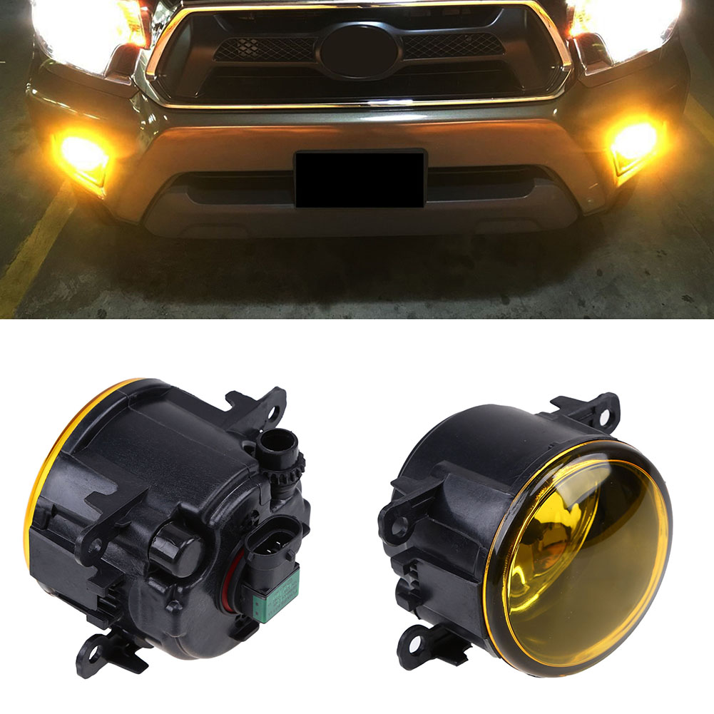 汽車黃色透鏡霧燈燈駕駛保險槓燈用於謳歌更換 2010-2014