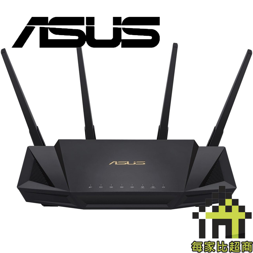 華碩 RT-AX3000 無線 路由器 ASUS WiFi 6 雙頻 Gigabit【每家比】