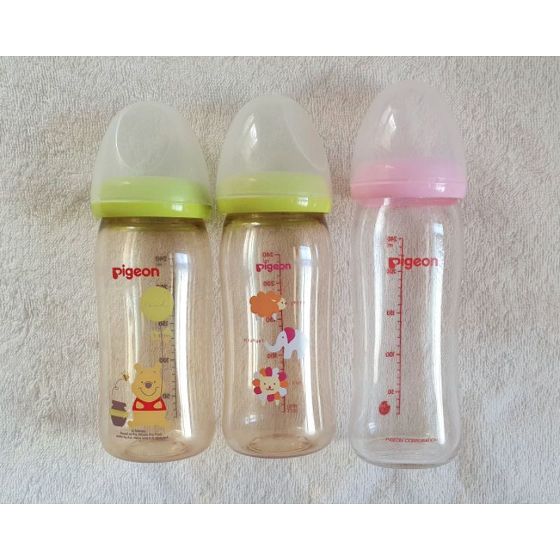 【二手】Pigeon Disney 貝親 迪士尼寬口母乳實感 PPSU/玻璃 奶瓶240ml