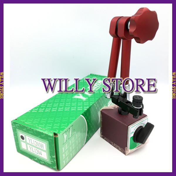 【WILLY STORE】一體成型 YL-1203H 機械式萬向磁性座 超強固定力~輪圈校正 YL-1203已停產