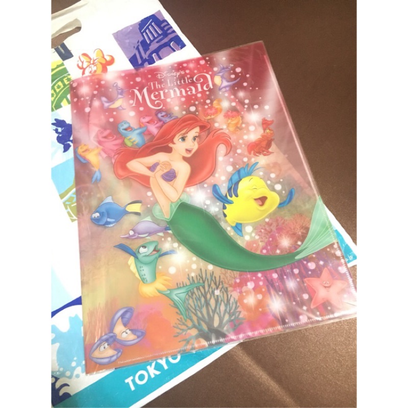 🇯🇵東京迪士尼小美人魚A4資料夾