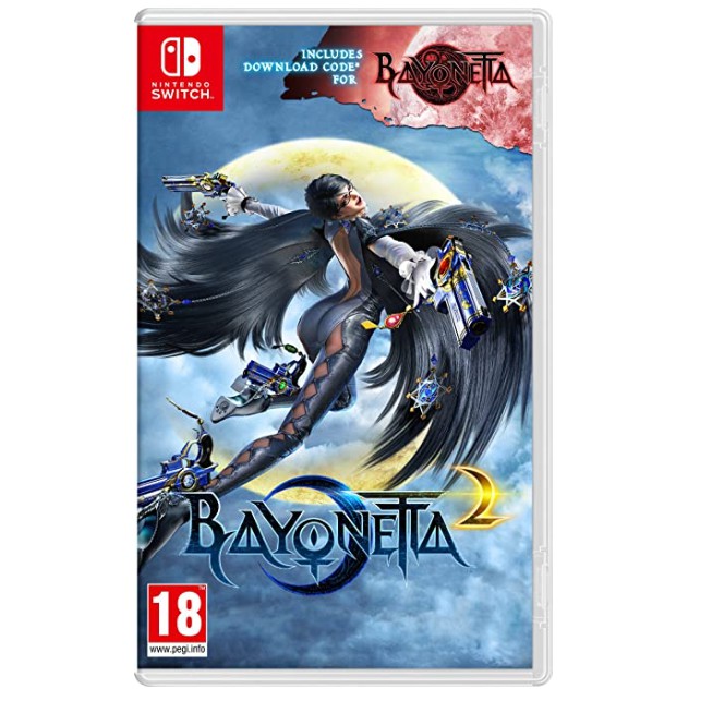 ★雪兒電玩★全新未拆 NS Switch 魔兵驚天錄2 蓓優妮塔 Bayonetta 1+2 歐版 更新後有中文