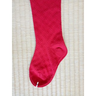 ╭＊喬喬屋＊╯日本nissen官網訂回@童裝@ 女童 紅色褲襪 尺寸:95