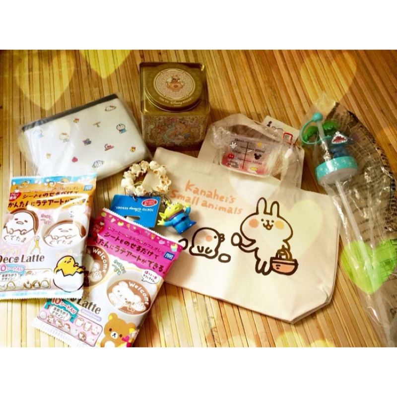 日本帶回Kanahei小動物兔兔P助帆布厚實提袋