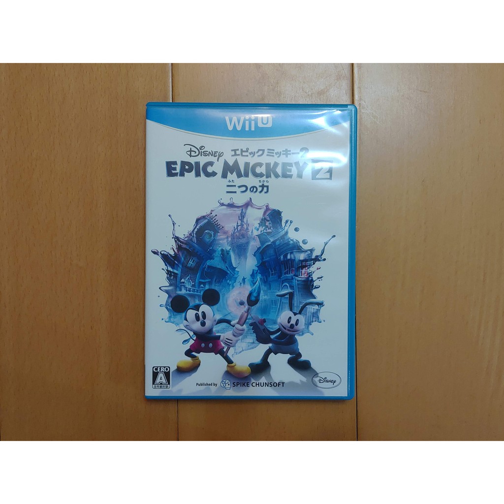 Wii U 日版傳奇米奇2 二人之力epic Mickey 2 The Power Of Two 蝦皮購物