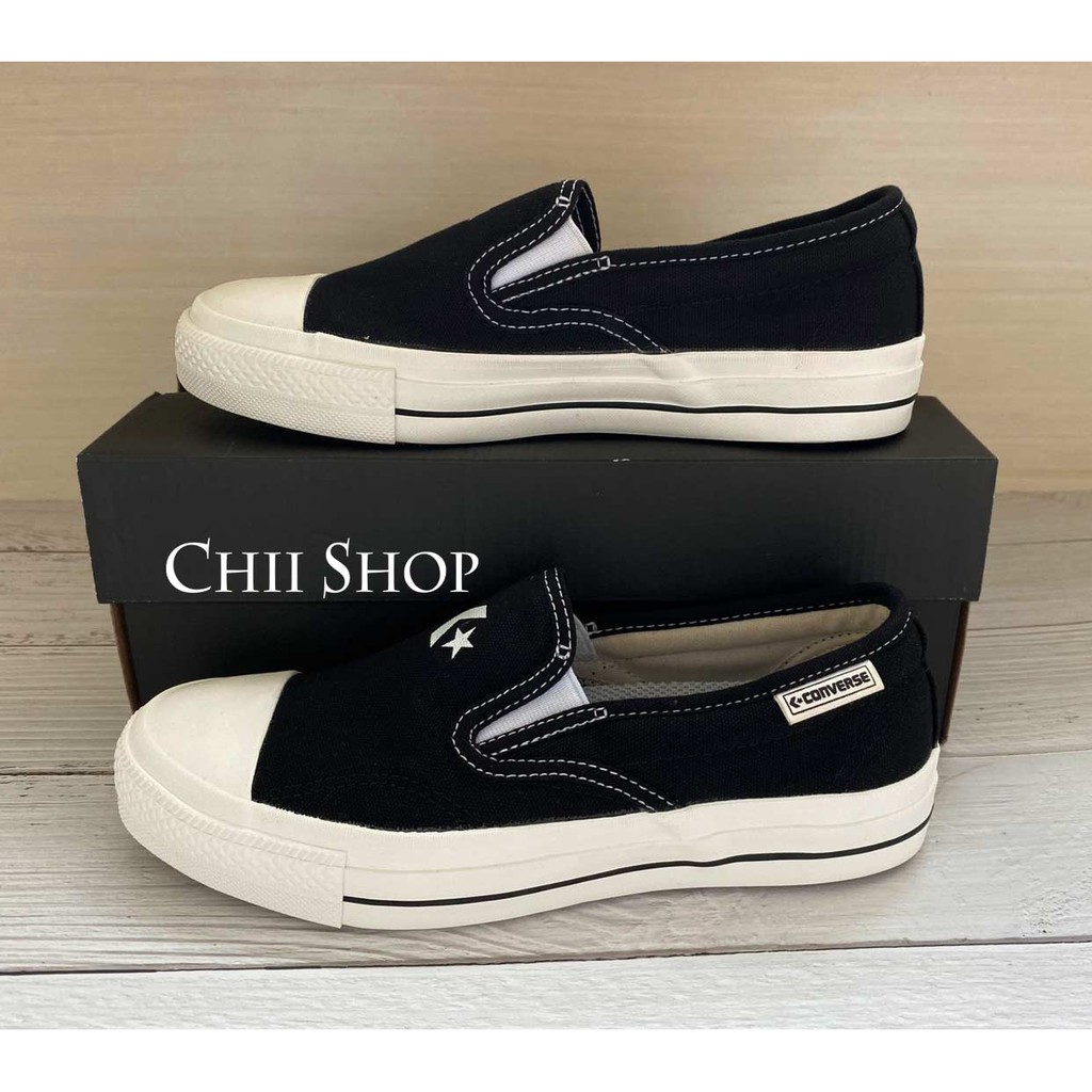 【CHII】日本代購 Converse CITYRIDE SK SLIP-ON 黑色 鬆緊帶 懶人鞋 帆布鞋