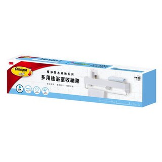 3M 多用途浴室收納架-無痕極淨防水收納系列