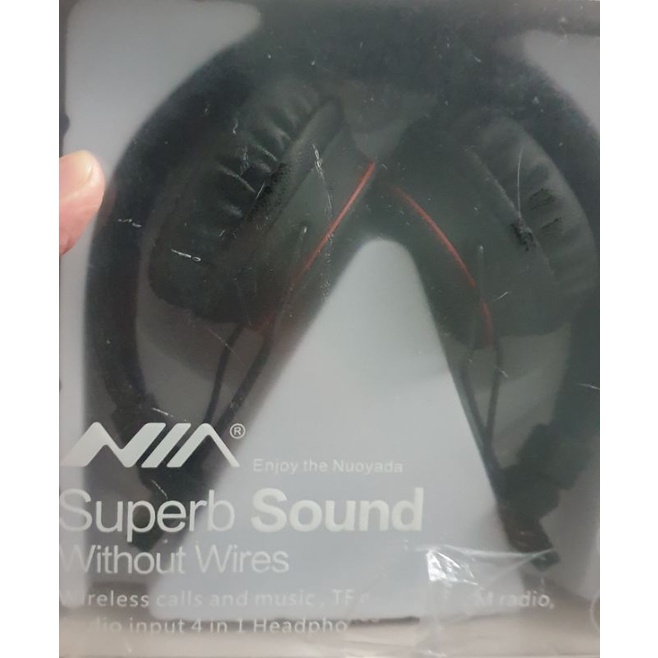 【全新】Superb Sound NIA X2 耳罩式 藍芽耳機 bluetooth（盒子微破損，如圖）