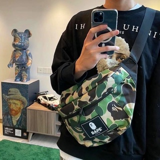 BAPE 迷彩 腰包 側背包 日本雜誌贈品 （無附雜誌）超實用！