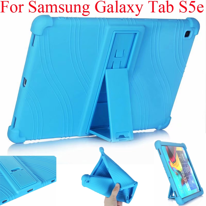 SAMSUNG 三星 Galaxy Tab S5e 防震保護套 SM-T720 SM-T725 支架的軟矽膠保護套
