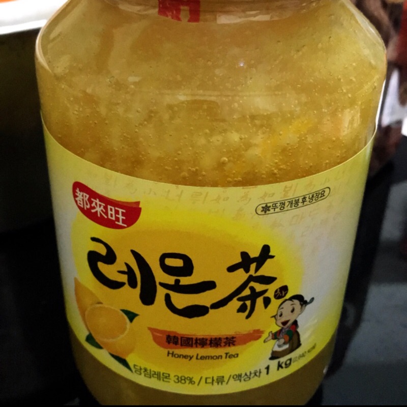 韓國黃金蜂蜜檸檬茶(1KG)-即期優惠價（有效期限：2018/10/24）、賞味期四個月！快搶！