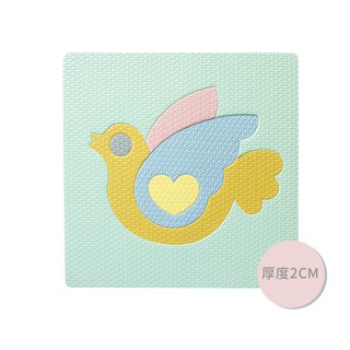 【Pato Pato】馬卡龍色鴿子拼圖 ｜厚度2cm ｜幼兒玩具｜激發腦部成長｜肌肉發展｜SGS認證｜防水材質