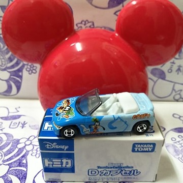 (現貨) Tomica 多美 Disney 迪士尼 抽抽樂 第3彈 Honda Beat 藍色高飛敞篷車 (附米奇彈頭)