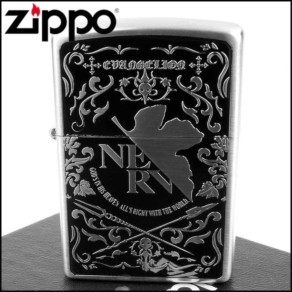 ☆福星煙具屋☆【ZIPPO】日系~EVA新世紀福音戰士-NERV EVAtic使徒標誌蝕刻打火機