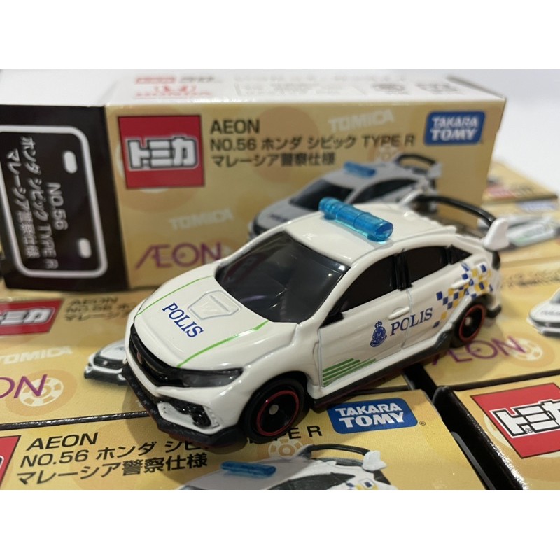 TOMY TOMICA AEON 第56彈 HONDA CIVIC TYPE FK8 警察式樣