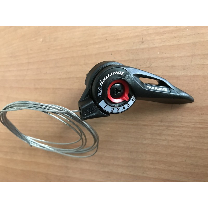火雞二輪館原廠散裝日本shimano Tourney Sl Tz500 單邊6速變速把手 蝦皮購物