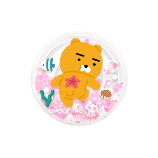 LINE FRIENDS手機折疊支架情侶流沙氣囊伸縮支架卡通可愛少女禮物伸縮氣囊支架,可任意收合