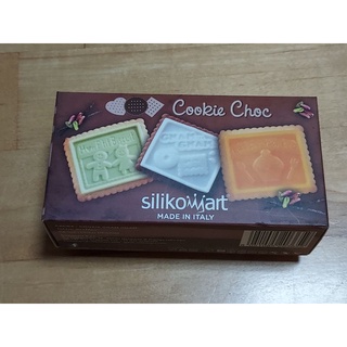 【silikomart】6連方型餅乾模 矽膠模 巧克力模 100%義大利進口 聖誕節巧克力餅乾模