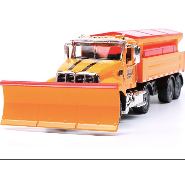 凱迪威 合金工程車模型 1:50 道路清理車鏟雪車 兒童玩具 卡車