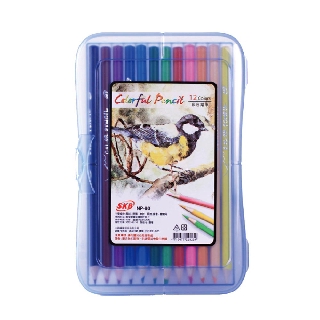 SKB 色鉛筆12色 NP-80 色鉛筆