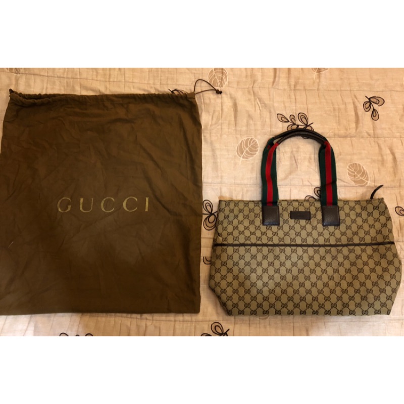 保留中。GUCCI 正品媽媽包