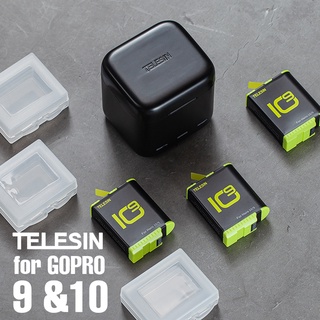 三重☆大人氣☆ 副廠配件 TELESIN Type-C 收納盒 充電器 for GoPro HERO 9 10 11