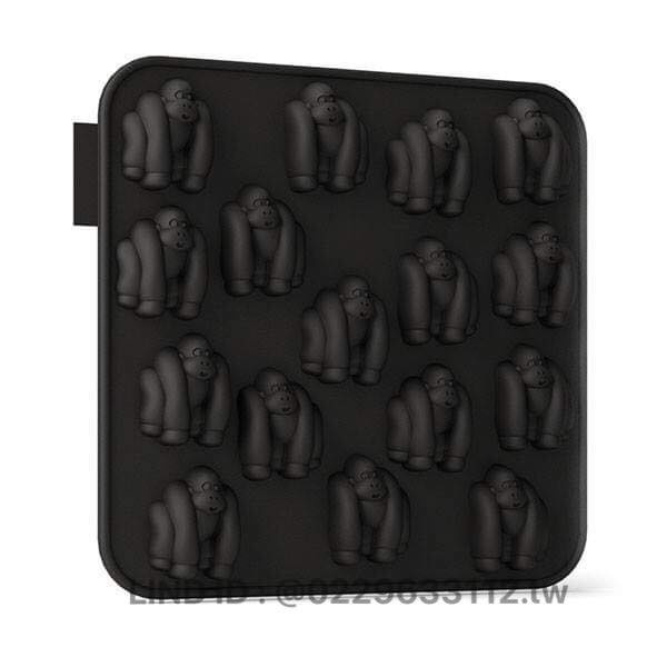 【聖寶】Siliconezone 施理康ZOO耐熱黑猩猩造型巧克力模/冰模(OM-11666-AA) - 1 /入