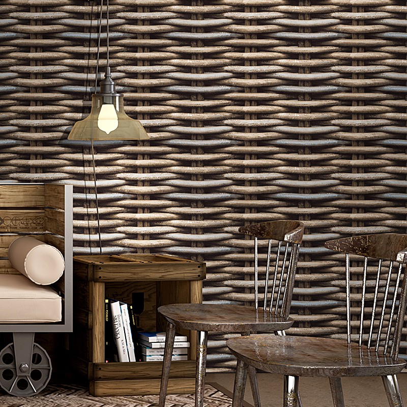 壁紙壁貼墻貼3d日式草編壁紙和式風格日本榻榻米臥室書房中式茶樓仿真竹編壁紙 蝦皮購物