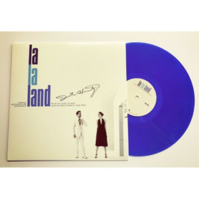 La La Land 樂來越愛你 藍膠 黑膠 簽名版