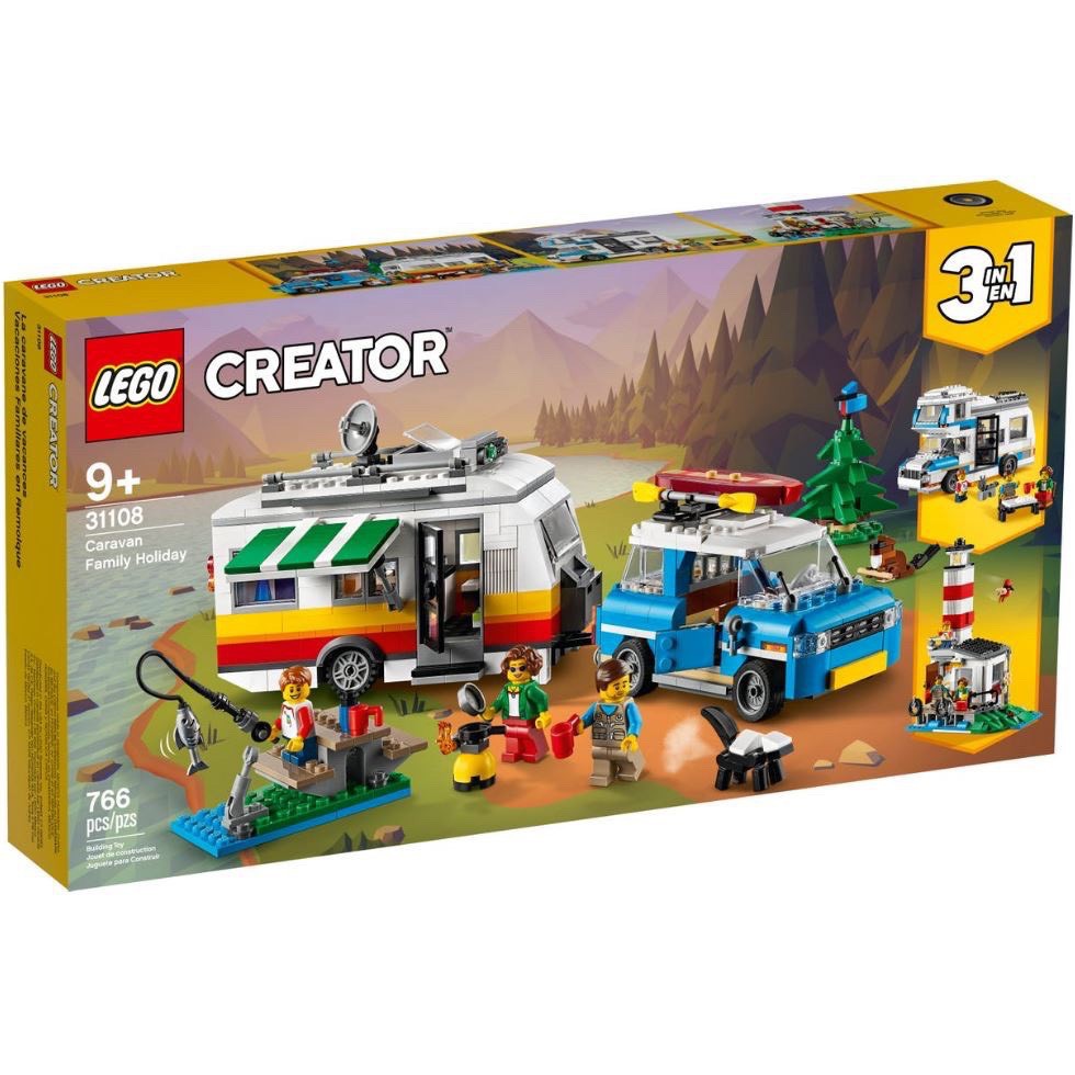 【樂GO】LEGO 樂高 31108 CREATOR 創意系列 家庭假期露營車 三合一系列 露營車 樂高積木 全新 正版