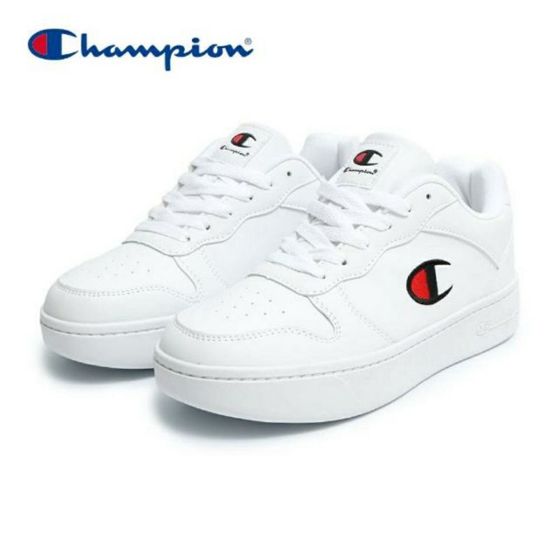 【Champion】男 休閒鞋 運動鞋 白版鞋 滑板鞋 小白鞋 C-COURT OX-白(MSUS200500)