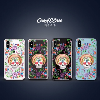 CreASEnse 墨西哥亡靈節系列 玻璃殼 三星 iphone OPPO 小米 手機殼 CSAY07