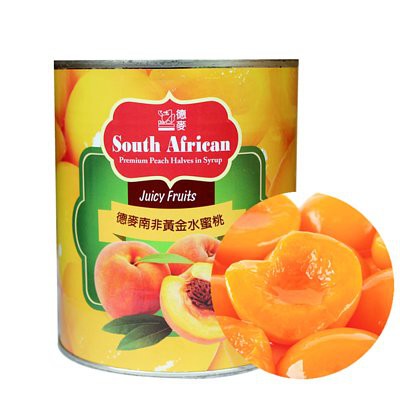 (進口)德麥南非黃金水蜜桃罐頭825g