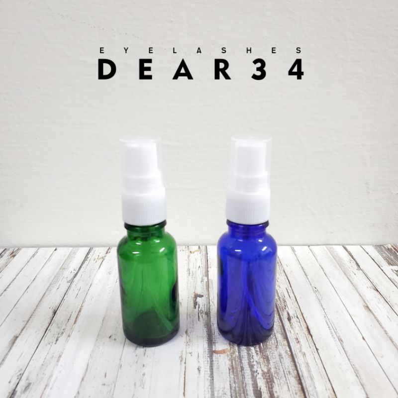 《Dear34》深色瓶身20ml玻璃噴霧瓶精油瓶香水分裝瓶噴瓶可裝酒精