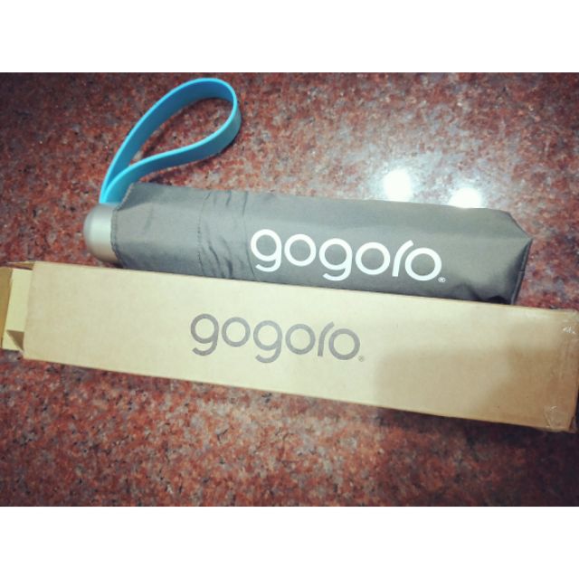 GOGORO 原廠鋁合金把超輕量晴雨傘 抗UV傘 遮陽傘 兩用摺疊傘