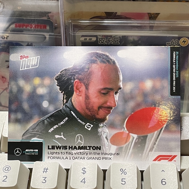 Topps now f1 Lewis Hamilton 一級方程式賽車 Benz 賓士車隊