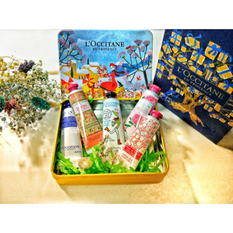 L’OCCITANE 歐舒丹 護手霜 聖誕禮盒 30ml *5入 中秋節/婚禮/聖誕節/年終尾牙抽獎