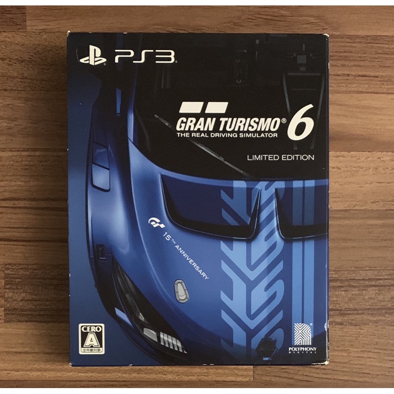 PS3 跑車浪漫旅6 GT6 限定版 正版遊戲片 原版光碟 日文版 日版適用 二手片 SONY