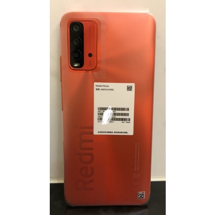 小米 紅米 Redmi 9T 6GB RAM/128GB 日出橙    贈送米家藍芽夜燈、手機殼、螢幕保護貼 轉售新品