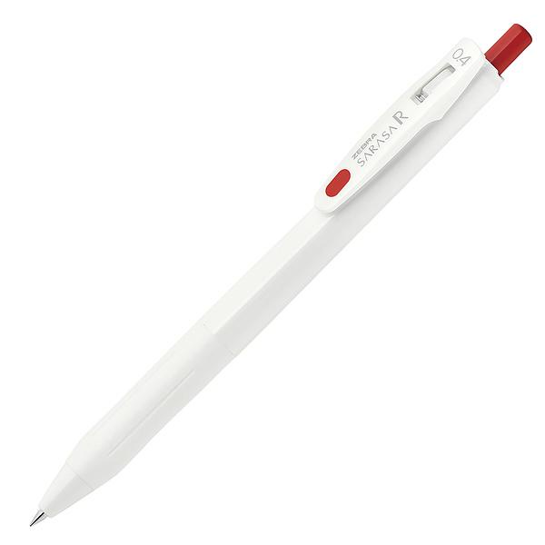 ZEBRA SARASA R 0.4鋼珠筆/ 白桿紅/ JJS29-R1-R eslite誠品