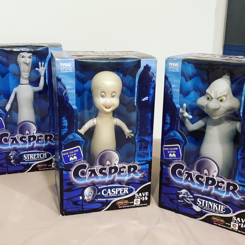 Casper 鬼馬小精靈 早期玩具 3個一組